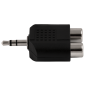 Mobile Preview: Audio-Adapter HOLLYWOOD , 2x Cinchbuchse -> 3,5 mm Klinkenstecker Stereo