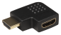 Preview: HDMI-Adapter, HDMI Stecker -> HDMI Buchse, rechtwinklig
