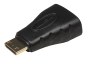 Preview: HDMI-Adapter, Mini-HDMI Stecker -> HDMI Buchse