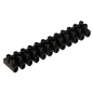 Preview: Lüsterklemme McPower, 12 Klemmen, 2,5mm², 3A, schwarz, 10er-Pack