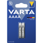 Preview: Mini-Batterie VARTA ''Electronics'' Alkaline, Typ AAAA, LR8D425, 1,5V, 2er-Pack