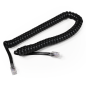 Mobile Preview: Telefonhörer-Spiralkabel McPower, RJ10-Stecker (4P4C) > RJ10-Stecker (4P4C), 2m