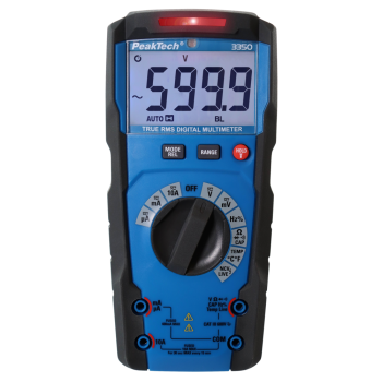 Digital Multimeter PeakTech ''P3349'', 6000 Counts, 600V, True RMS, Auto Range