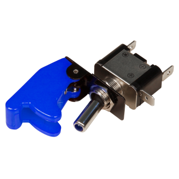 Kill-Switch McPower mit Schutzkappe und LED, 12V / 20A, blau
