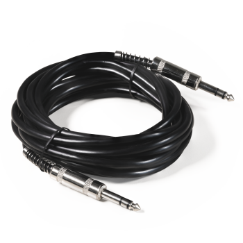 Klinke-Verbindungskabel HOLLYWOOD 5m, 6,3 mm Stecker-Stecker, stereo