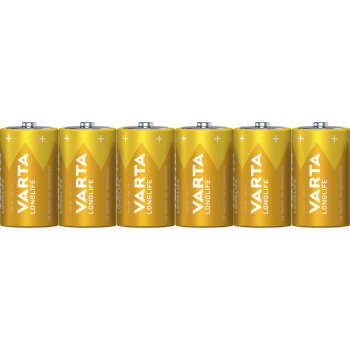 Mono-Batterie VARTA ''Longlife'', Alkaline, Typ D, LR20, 1,5V, 6er Pack