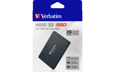 SSD 256GB Verbatim, SATA-III, 6,35cm (2,5"), Vi550, (R) 550MB/s, (W) 460MB/s