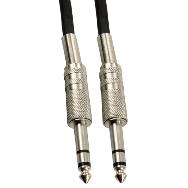 Klinke-Verbindungskabel HOLLYWOOD 10m, 6,3 mm Stecker-Stecker, stereo