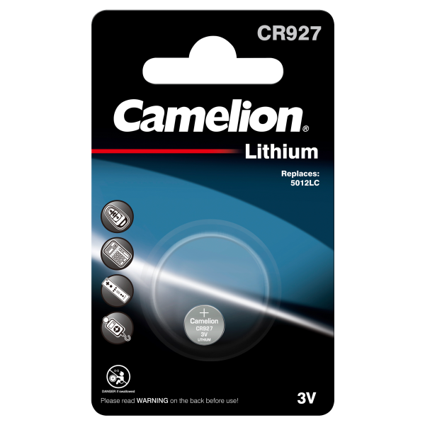 Knopfzelle CAMELION, CR927 3,0V, Lithium, 1er-Blister