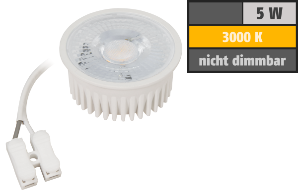 LED-Modul McShine "MCOB" 5W, 400 Lumen, 230V, 50x25mm, warmweiß, 3000K