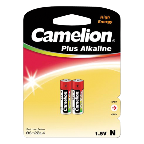 Lady-Batterie CAMELION Plus Alkaline, 1,5V, Typ LR1, 2er-Blister