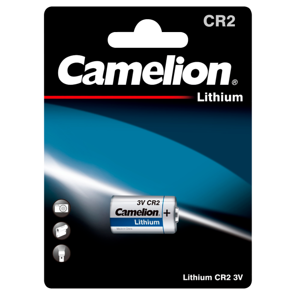 Lithium-Photobatterie CAMELION, CR2, 3 V, 1er-Blister