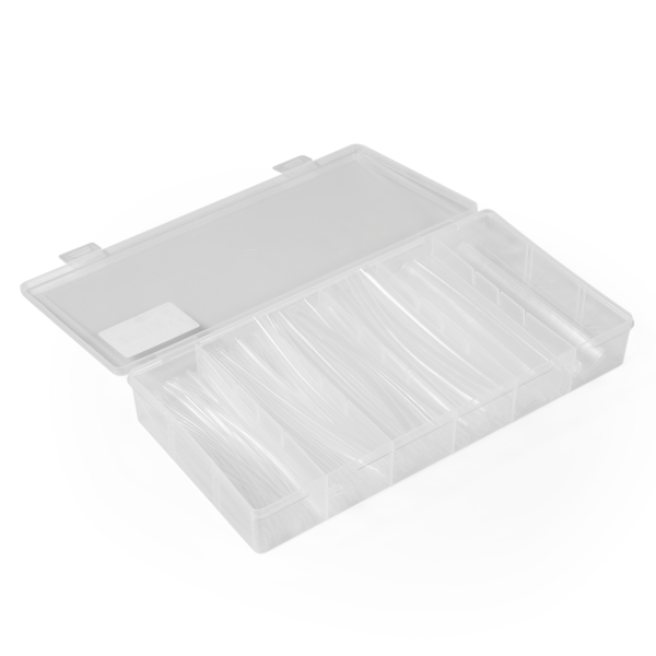Schrumpfschlauch-Set McPower, 100-teilig in Sortimentsbox, transparent